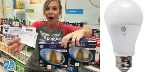 Score a 2-Pack of GE LED Light Bulbs for ONLY $1.99 Each at Target (Regularly $9.99)