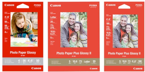 10 Packs of Canon 4×6 Photo Paper Only 50¢ Each (Regularly $9.99 Per Pack)