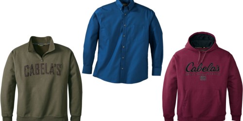 Cabela’s.com: Up to 80% Off Sale + Free Shipping on Select Clothing = $12.49 Men’s Hoodies & More