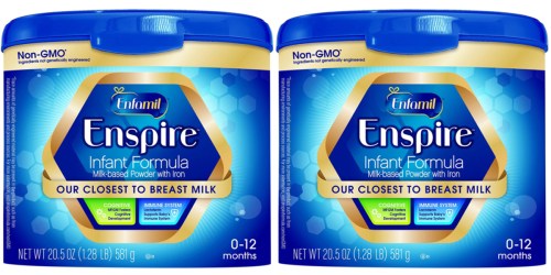 Target: $10 Off Enfamil Enspire Infant Formula Coupon = 20.5 oz Tub Only $27.99 Shipped