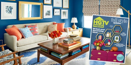 Get Inspired! HGTV Magazine Subscription As Low As $9.99 Per Year (Just $1 Per Issue)