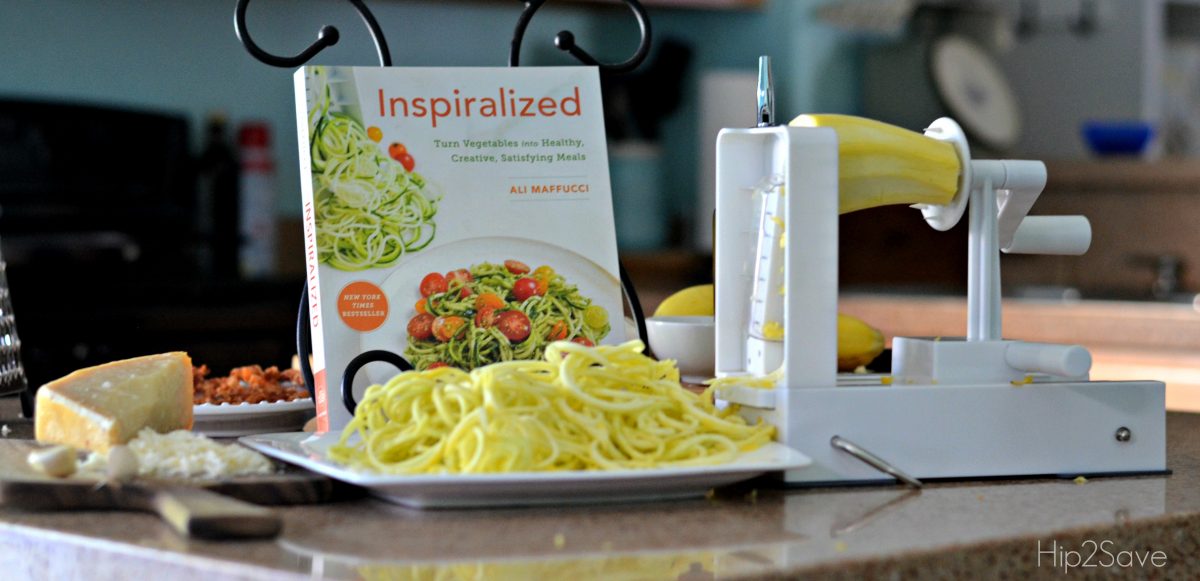 Inspiralized Spriral Noodle Maker and Cookbook Hip2Save.com