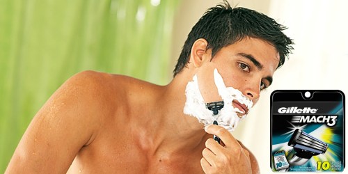 Amazon: Gillette Mach3 Men’s Razor Blade Refills 10-Count Packs Only $11.96 Shipped