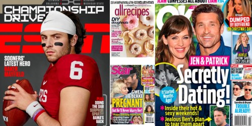 Weekend Magazine Sale: Save on ESPN, OK!, US Weekly, All Recipes & More