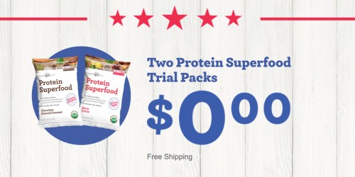 FREE Amazing Grass Protein Superfood Trial Packs