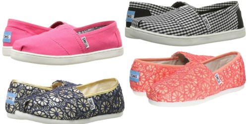 6PM.com: Extra 10% Off = TOMS Kid’s Classic Shoes As Low As $17.10 (Reg. up to $54)