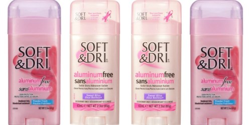 New $1/1 Soft & Dri Coupon = Better Than FREE Deodorant at Rite Aid (After Plenti Points)