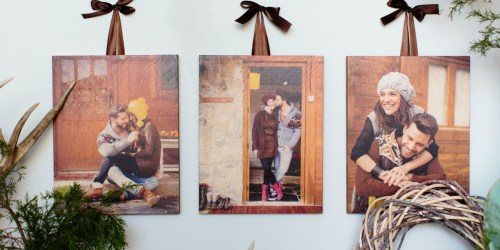 75% Off Wooden Photo Panels w/ Free Walgreens Store Pickup (Order & Pick Up Today)