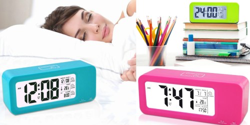 Amazon: Rechargeable Digital Alarm Clock & Nightlight Only $9.99 (Regularly $29.99)