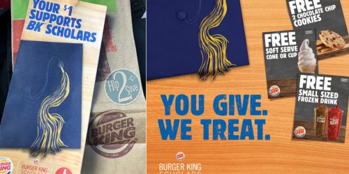 Burger King $1 Coupon Booklet = Coupons for 6 FREE Menu Items (No Other Purchase Required)