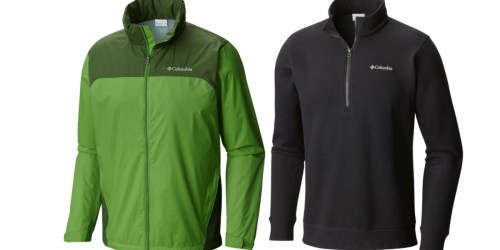 Columbia Men’s Rain Jacket Just $24 Shipped (Reg. $60) + Half Zip Pullover Only $20 Shipped (Reg. $50)