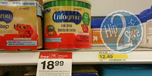 Target: Enfagrow Powder Formula Just $12.99 Per Canister After Gift Card (Regularly $18.99)