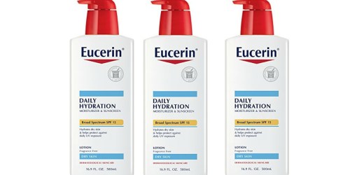 Amazon: Eucerin Daily Hydration Body Lotion 16.9oz Bottles Only $2.06 Each Shipped