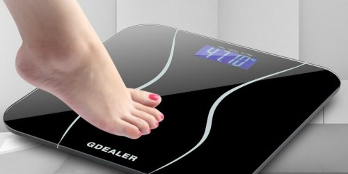 Amazon: GDEALER Digital Bathroom Scale Only $12.99 (Regularly $35.99)