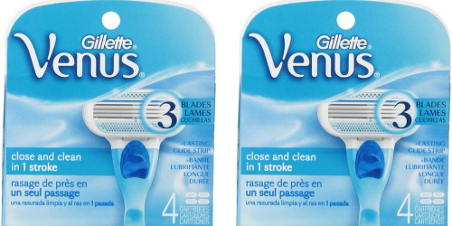 Amazon: Gillette Venus Original Refills 4 Count Only $4.42 Shipped