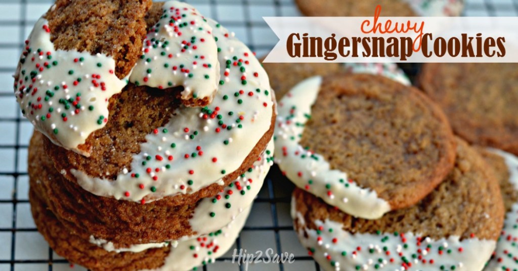 Chewy Gingersnap Cookies