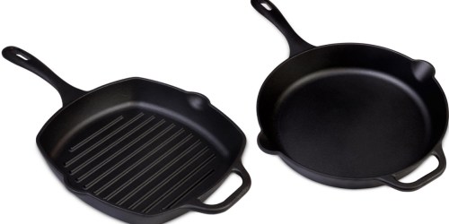 Macy’s.com: Victoria 12″ Cast Iron Skillet or 10″ Cast Iron Deep Grill Pan Just $14.99 (Reg. $39.99)