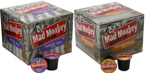 Amazon: Mad Monkey K-Cups 48 Count Pack Only $13.54 Shipped (Just 28¢ Each) & More