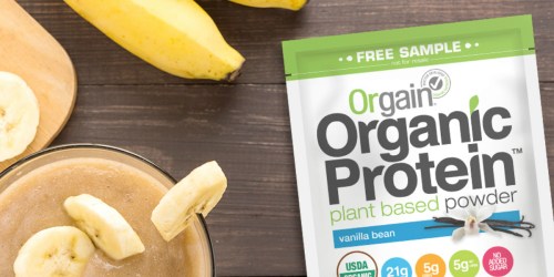 Request a FREE Sample of Orgain Protein Powder