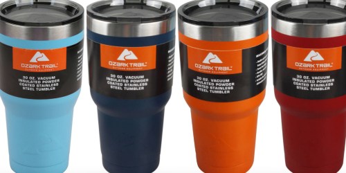 Walmart: Ozark Trail 30oz Vacuum-Insulated Tumblers Just $9.74 Each (Better than Yeti?!)