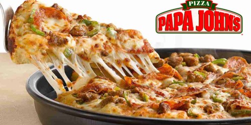 Papa John’s: 50% Off Entire Order = 2 Large Pepperoni Pizzas Just $6.75 Total w/ VISA Checkout
