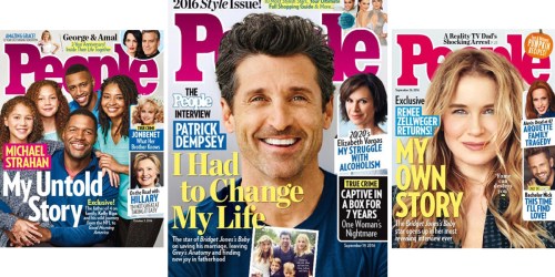 *RARE* People Magazine Only $1.10 Per Issue – NO Auto Renewal (Valid for New & Existing Subscribers)