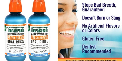 Amazon: TheraBreath Fresh Breath Oral Rinse (Pack of 2) Just $9.49 Shipped – Satisfaction Guaranteed