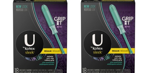 CVS: *HOT* U by Kotex Sleek 18ct Tampons Just 49¢ Each (After Ibotta Rebate) + More