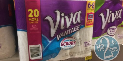 Rite Aid: Viva BIG Rolls Paper Towels 6-Pack Only $3.74 (After Rewards)