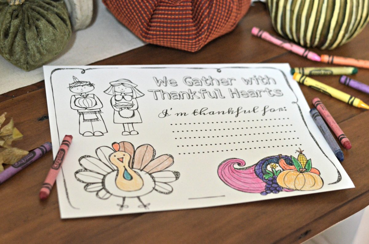 Thanksgiving Placemats 