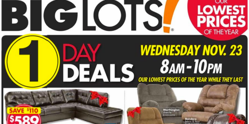 Big Lots: Black Friday Ad Has Been Released