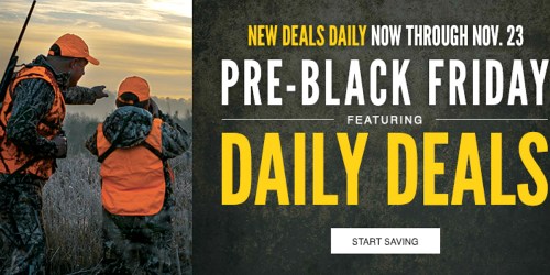 Cabela’s.com: Pre-Black Friday Deals = $9.99 Catch-All Gear Bags (Regularly $24.99) + More