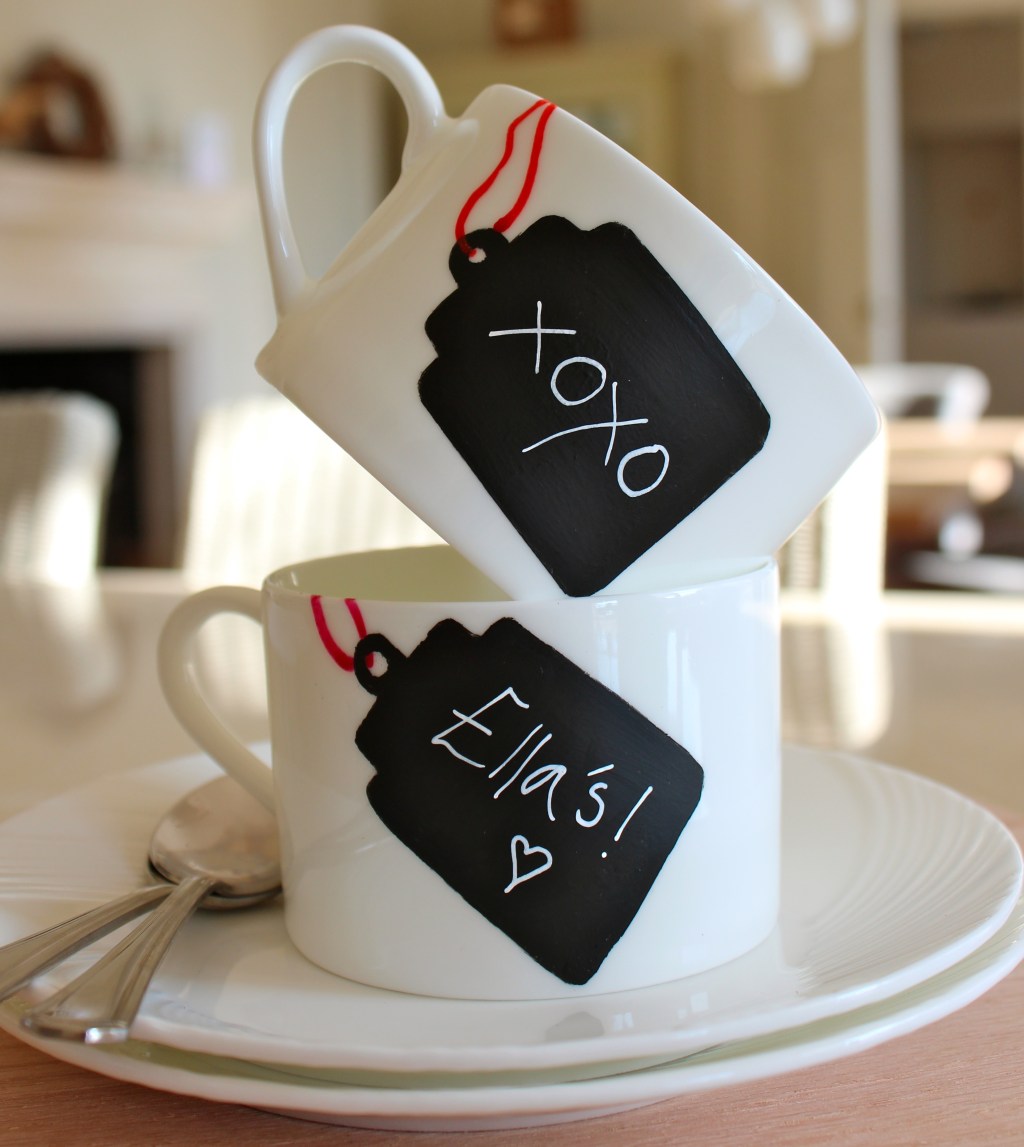 Chalkboard Tag Mugs