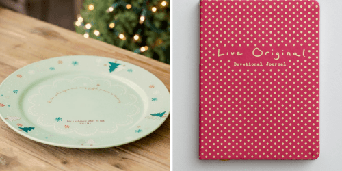 DaySpring: Buy 1 Get 1 FREE Sale = Christmas Plate & Sadie Robertson Journal ONLY $15