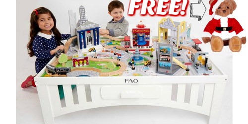 ToysRUs.com: FAO Schwarz Big City Play Table $99.99 (Reg. $199.99) + Free Santa Bear