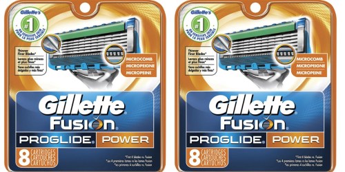 Amazon: 8 Pack of Gillette Fusion ProGlide Razor Blade Refills Only $19.15 Shipped