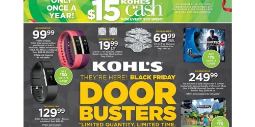 Kohl’s: Black Friday Ad Scan Has Been Leaked
