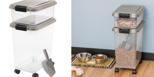 3-Piece Airtight Pet Food Container Combo ONLY $12.79 (Regularly $27.99)