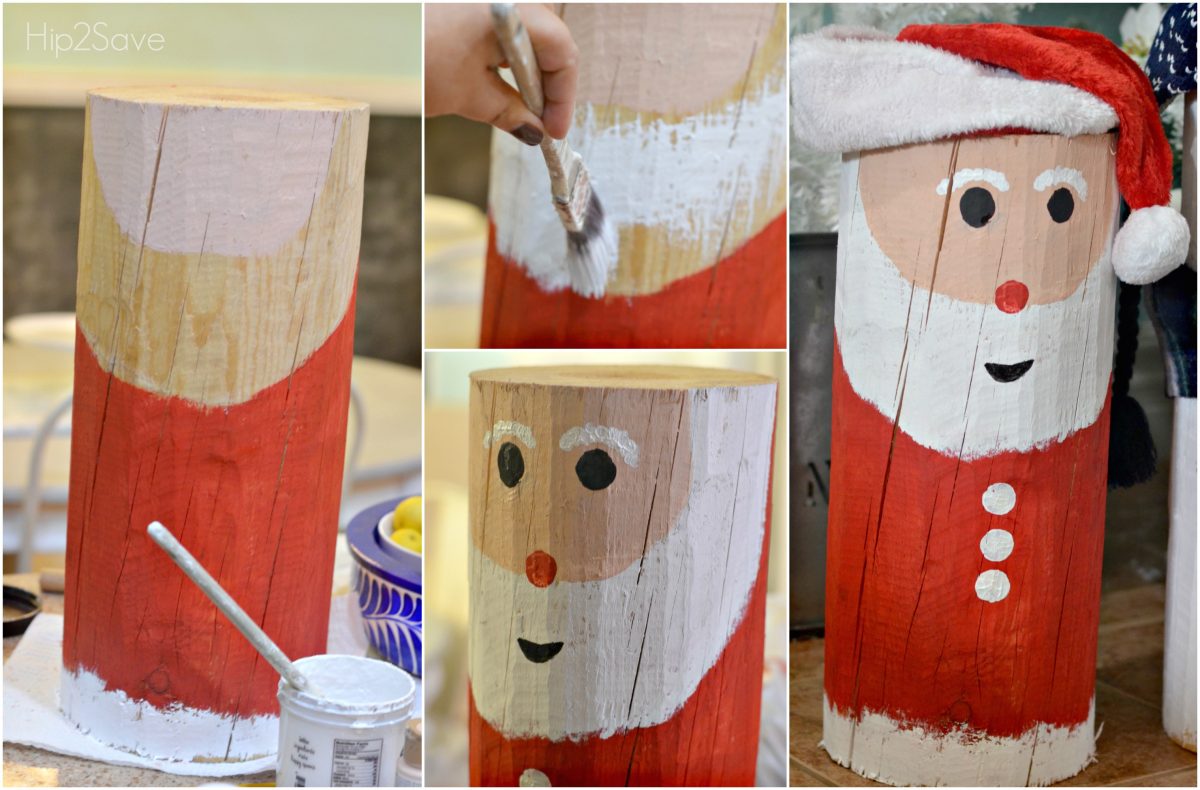 santa-painted-log-by-hip2save-com