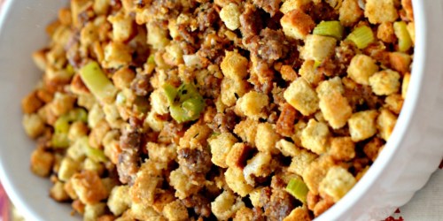 Need an Easy Thanksgiving Side Dish? Make this Easy Sage Sausage Stuffing…