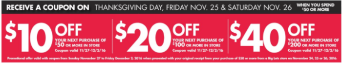 Big Lots Black Friday
