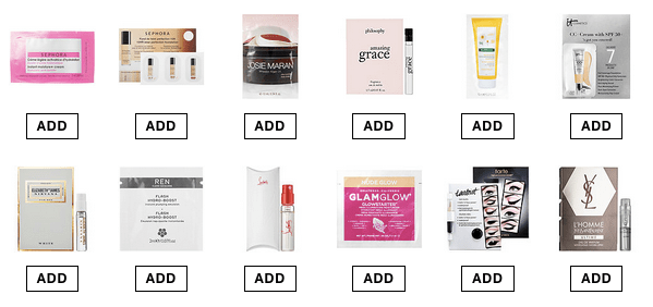 Sephora Samples