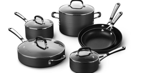 Amazon: Simply Calphalon Nonstick 10 Piece Cookware Set $89.99 Shipped (Regularly $133)