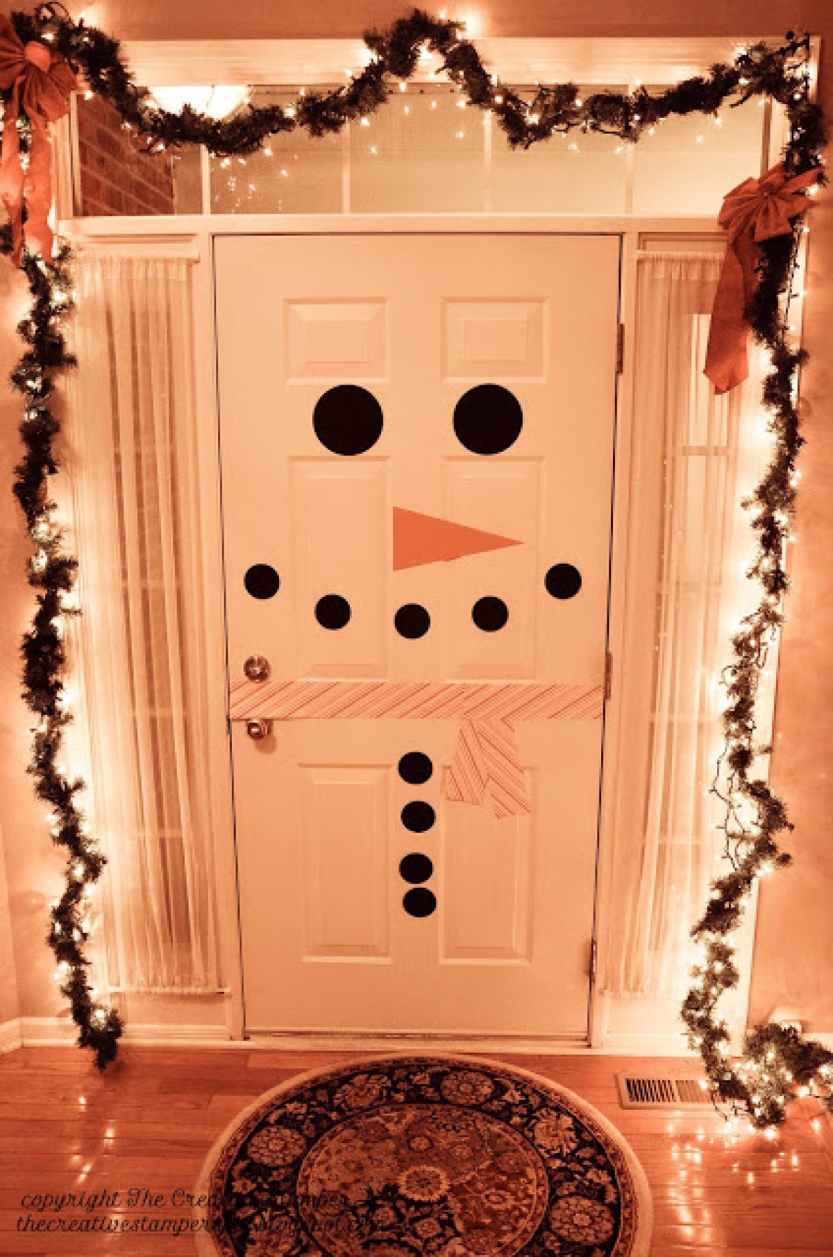 Snowman Door