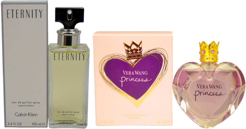 two perfume bottles 