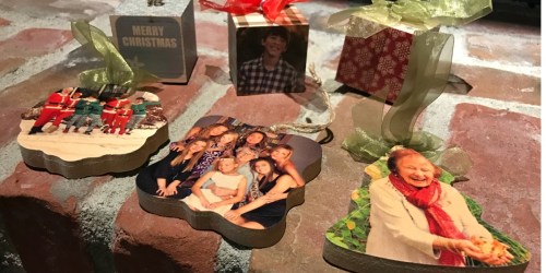 Personalized Wood Photo Ornaments ONLY $9 Each Shipped