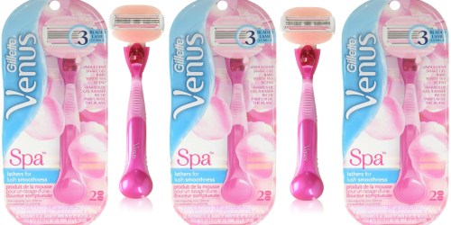 Amazon: Gillette Venus Spa Women’s Razor Just $3.47 Shipped (2 Refills & 1 Handle)