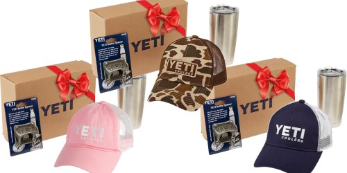 YETI Combo Gift Pack $39.99 Shipped (Includes 20oz Rambler Tumbler, Retro-Style Bottle Opener & Hat)