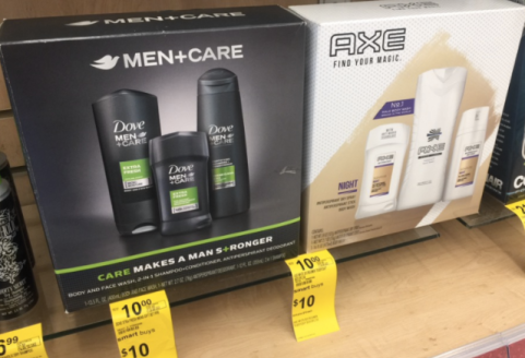 dove axe gift sets