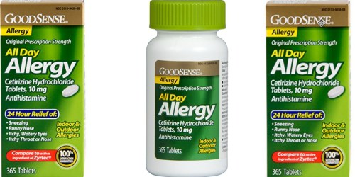 Amazon: GoodSense All Day Allergy 365 Count Only $11.99 Shipped (Regularly $15.99)